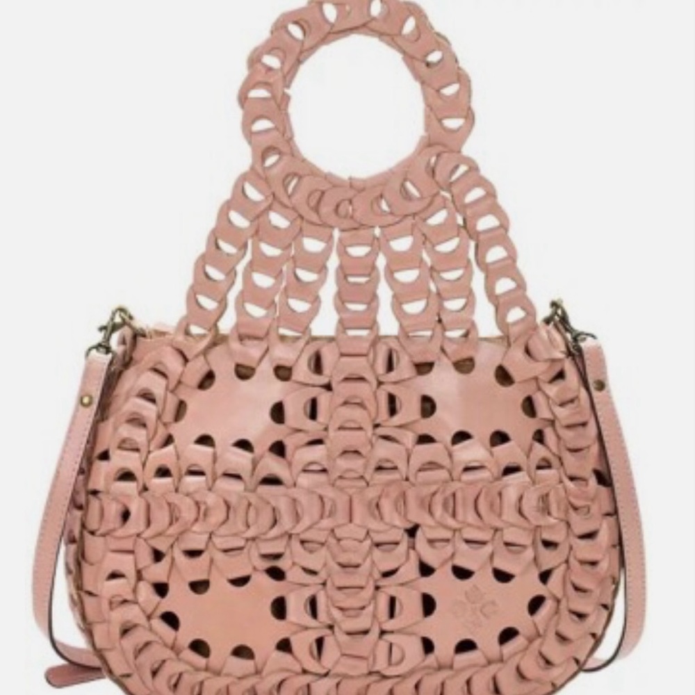 Beautiful Patricia Nash Pink Woven Handbag.  NWT.  I have two!